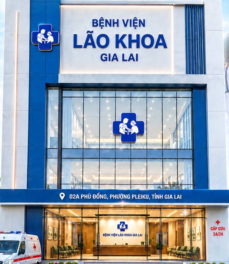 Phối cảnh Bệnh viện Lão khoa Gia Lai