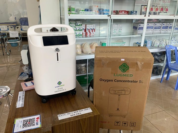 Máy tạo oxy LUGMED 5 lít 801AW-5 (Oxygen Concentrator 5L)
