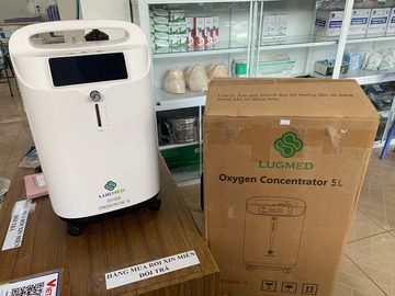 Máy tạo oxy LUGMED 5 lít 801AW-5 (Oxygen Concentrator 5L)