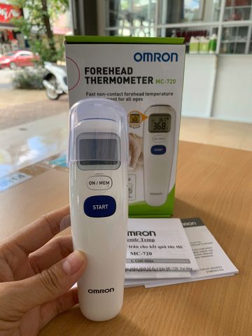 Nhiệt kế hồng ngoại đo trán Omron MC-720
