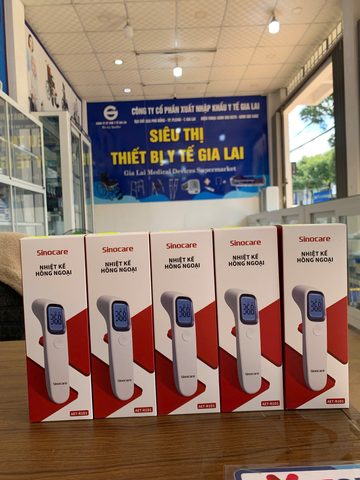 Nhiệt kế hồng ngoại đo trán Sinocare AET-R1D1